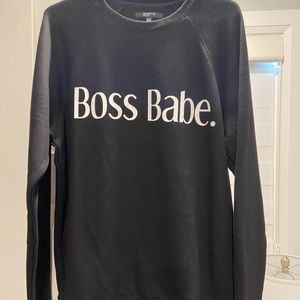 Brunette label BOSS BABE sweatshirt